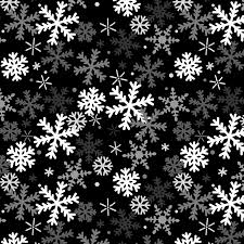 7145 Benartex Designer Fabrics Flannel Winter Wonders Winter Snowflakes Black 14823F-12