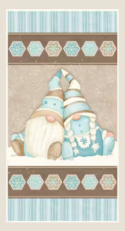 PANL-432 Henry Glass I Love Sn'Gnomies Flannel 24" Panel