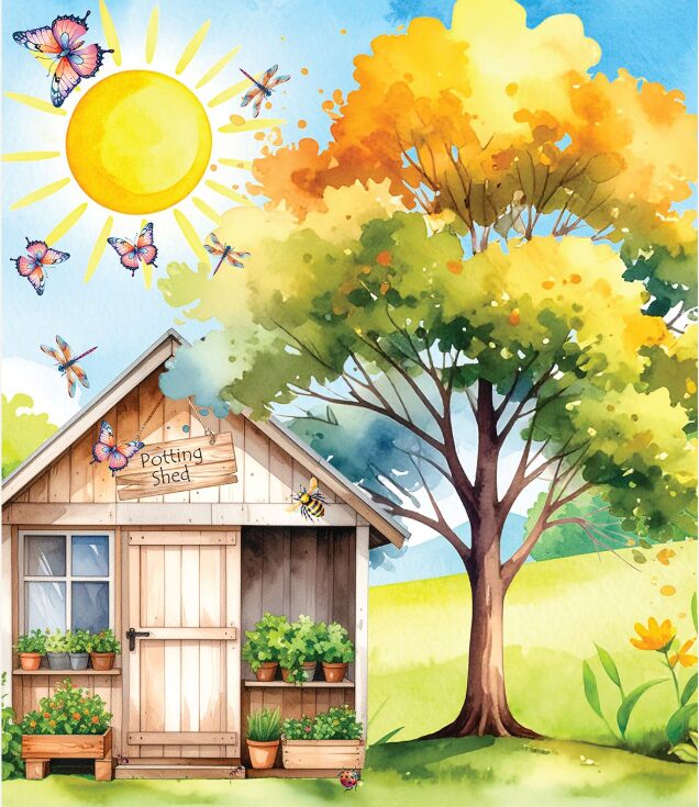 PANL-439 Mook Fabrics Panel In The Garden 142233