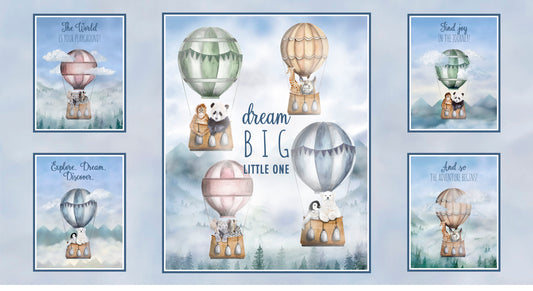 PANL-447 P&B Textiles Let's Go On An Adventure Panel LGOA05933PA