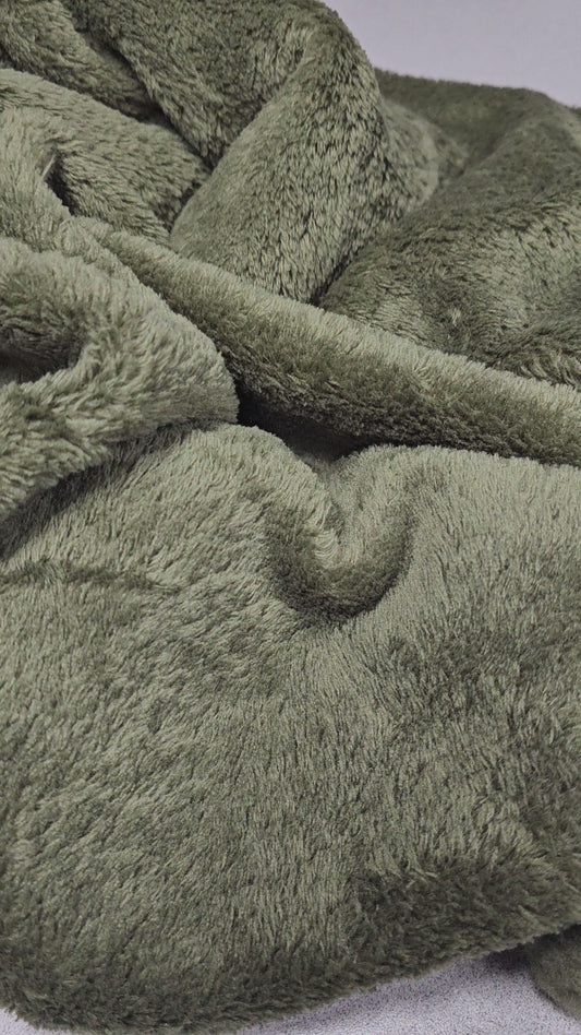 5015 POLARTEC HIGH LOFT FLEECE 100% POLYESTER in HUNTER GREEN