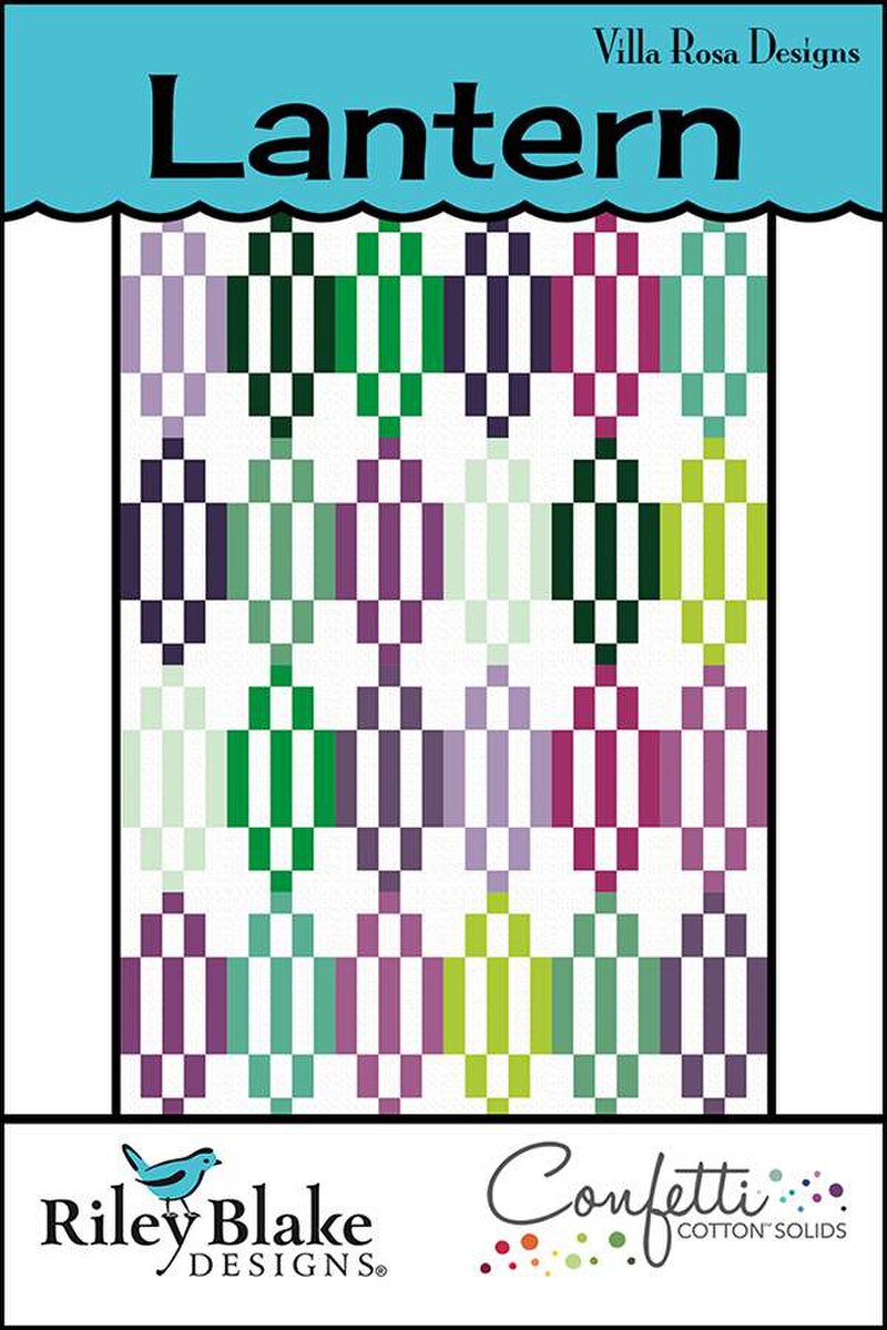X2007 Lantern 60"x84"  Quilt Pattern by Villa Rosa Designs