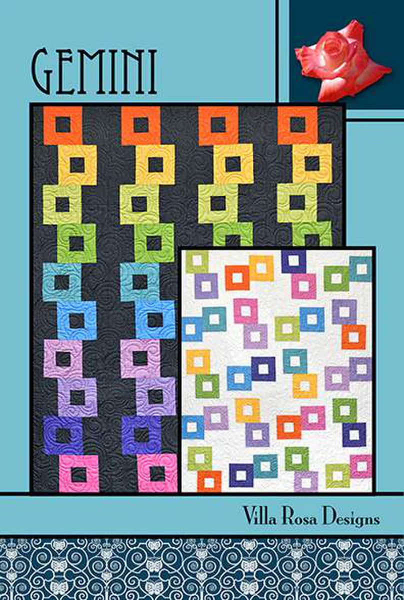X2013 Gemini 52"x65" Quilt Pattern by Villa Rosa Designs