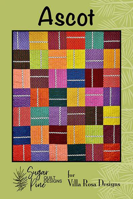X2016 Ascot 57"x67" Quilt Pattern by Villa Rosa Designs