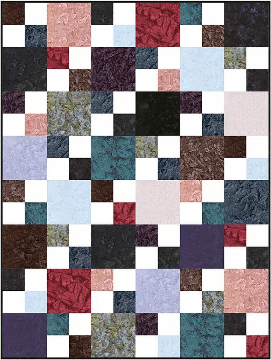 X2023 Senior Prom 54"x72" Quilt Pattern by Villa Rosa Designs