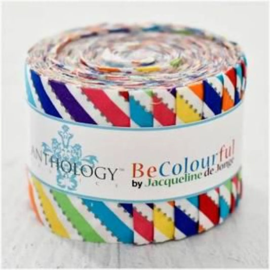 X2034 Anthology Fabrics Be Colorful Magic 2 1/2" Strip Set 26 pieces