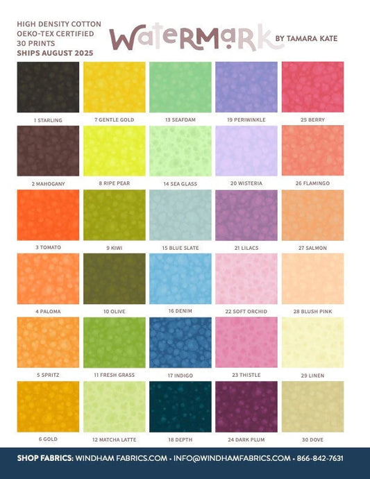 X2039 Windham Fabrics 2 1/2" Strip Set Watermark 40pcs