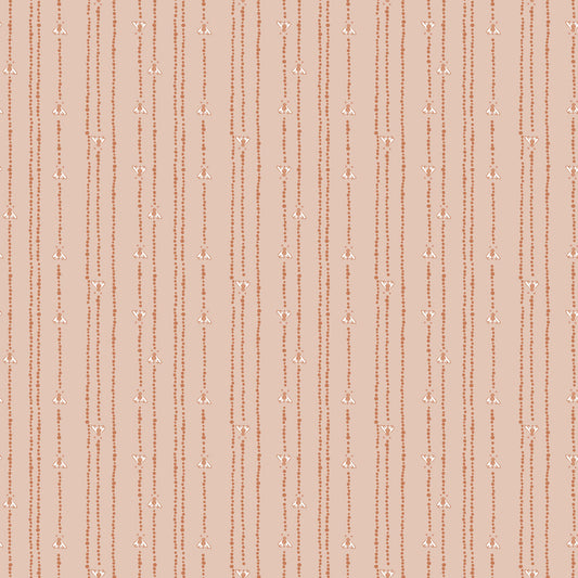Clothworks Firefly Stripe Light Brick Y3608-50