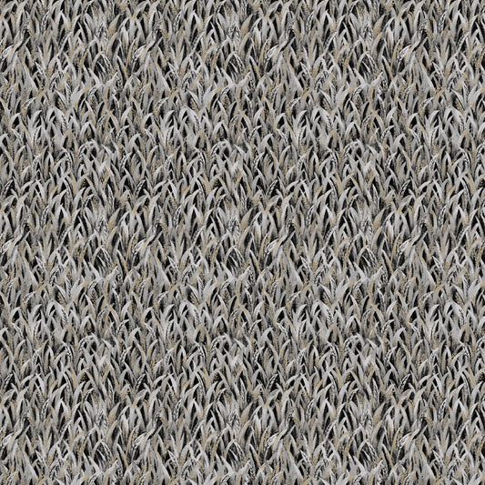 Clothworks Sanctuary Grassland Black Y3638-3