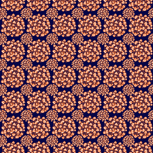 Clothworks Margot Blooms Light Tomato Y3663-79