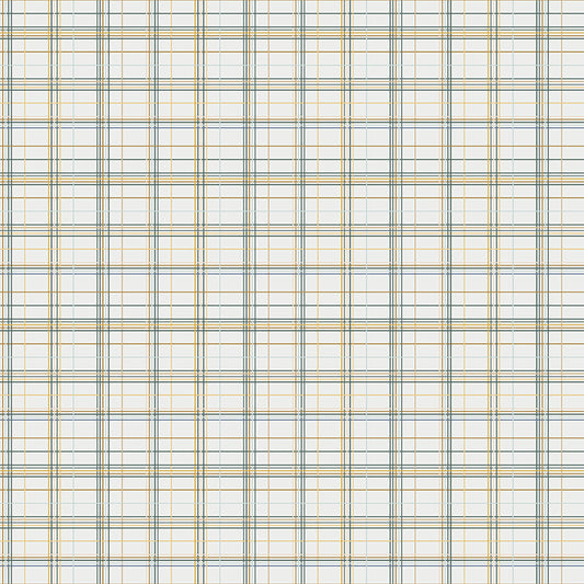 Clothworks Little Goldi Plaid Mist Gray Y3671-116