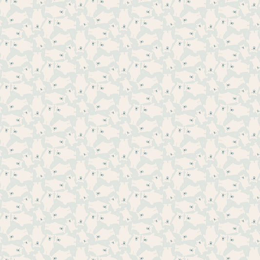 Clothworks Little Goldi Bears Mist Gray Y3672-116